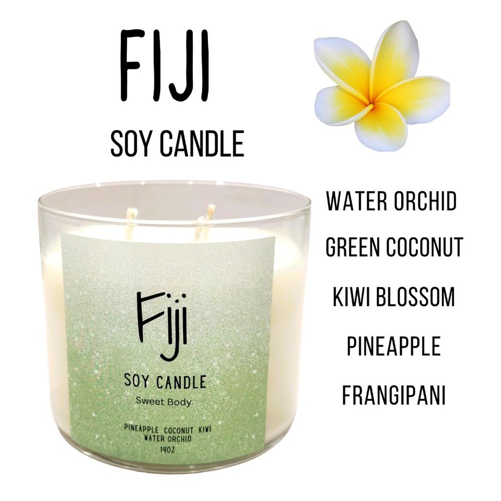 Fiji 3 wick Soy Candle